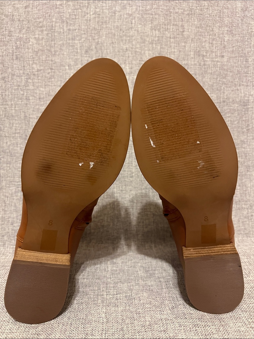 Madewell Cognac Brown Leather Ankle Booties - Picture 4 of 5